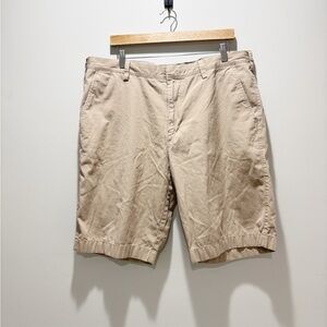 J CREW FACTORY Men’s Rivington Tan Khaki Cotton Casual Shorts Size 38W